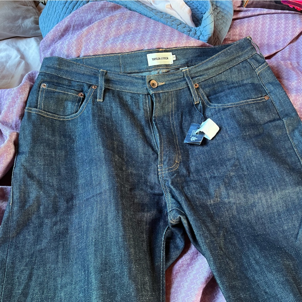Taylor Stitch jeans wore like three times waist 33 length omgggg